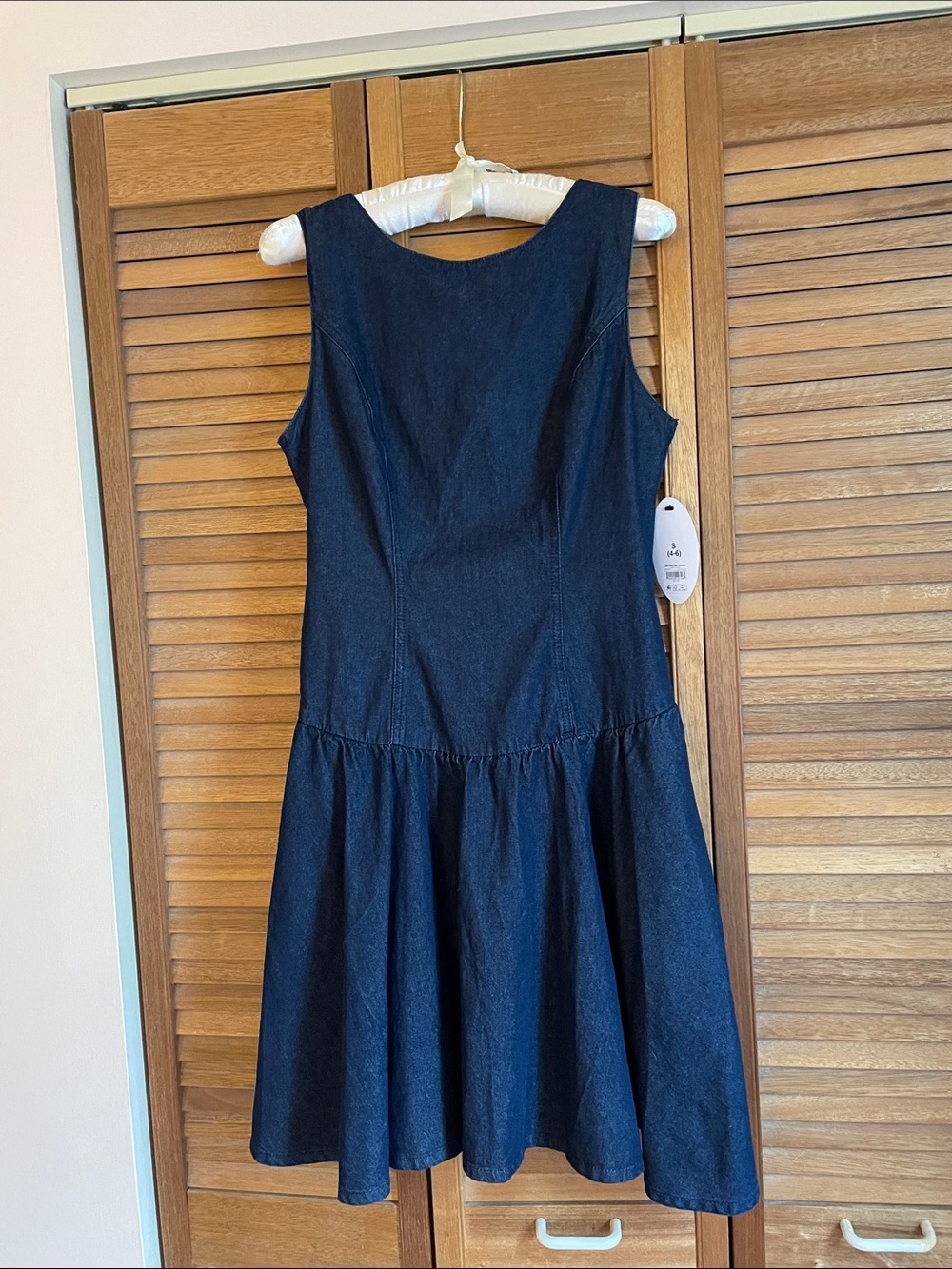 Scoop Denim Dress.